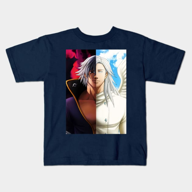 Fallen Angel Kids T-Shirt by mcashe_art